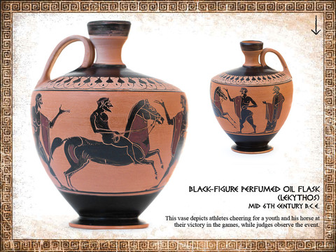 Vase grec à figures noires