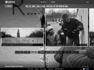 Exposition sur la chute du mur de Berlin