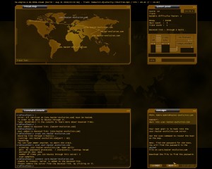 Interface d'Hacker Evolution, premier du nom