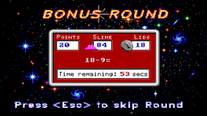 Il y a aussi un round bonus à la fin de chaque niveau 